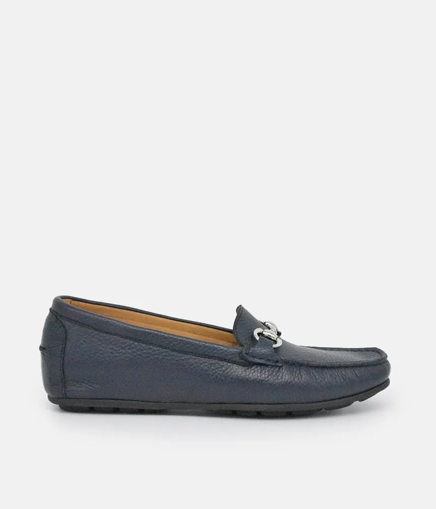 Vittoria Mengoni Premium Navy Blue Loafers