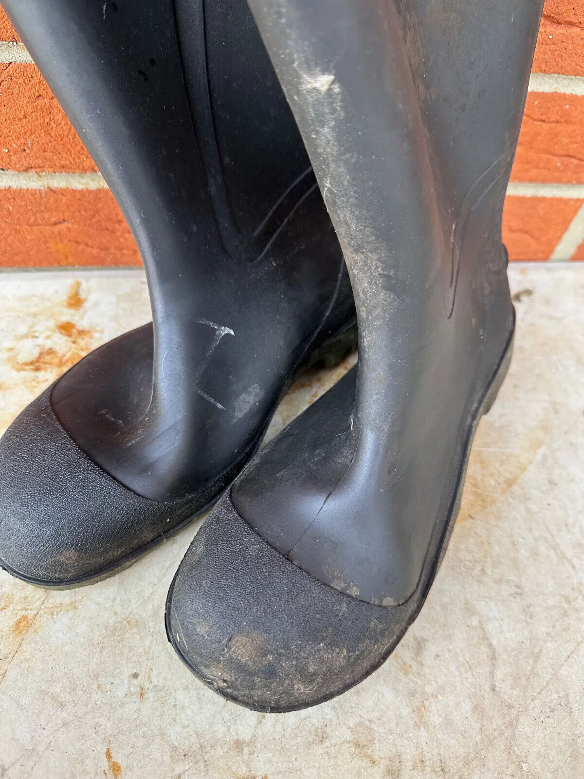 Warwick Safety Rubber Wellies Wellington Boots - Size UK 7 - EU 41