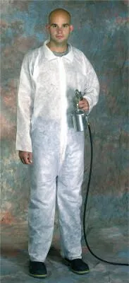 West Chester SBP WHT COVERALL ELASTIC WRIST/ANKLE HOOD- BOOT, 3509/M