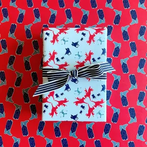Western Boots   Cowboys Gift Wrap Sheets