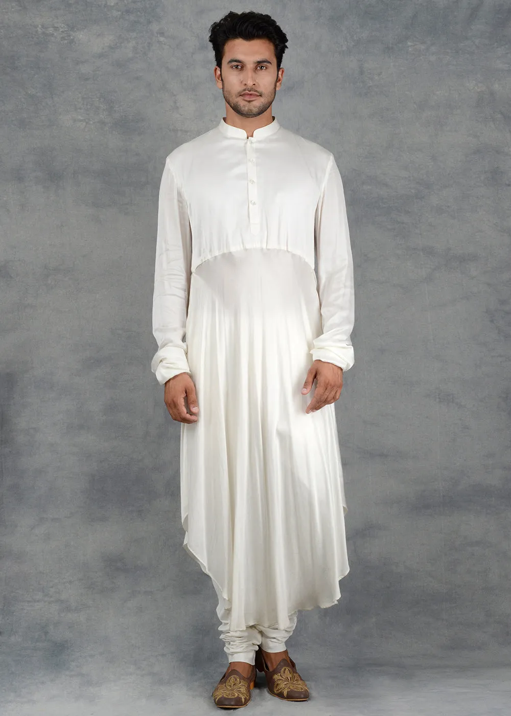 White Sherwani | Siddhesh Chauhan