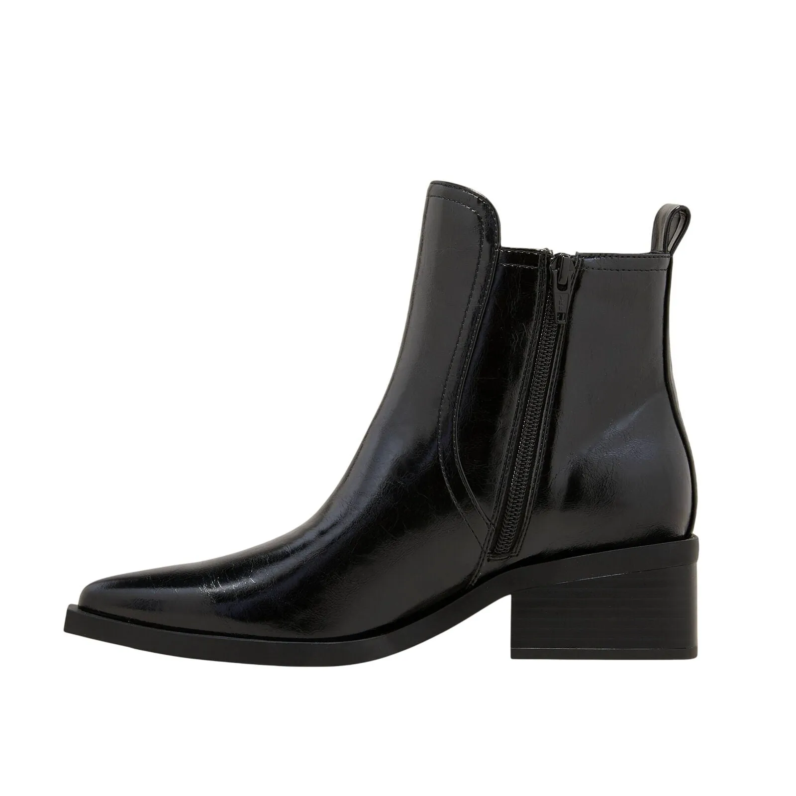 Wild Fable Giovanna Buckle Western Ankle Boots Memory Foam Insole Black 8.5M