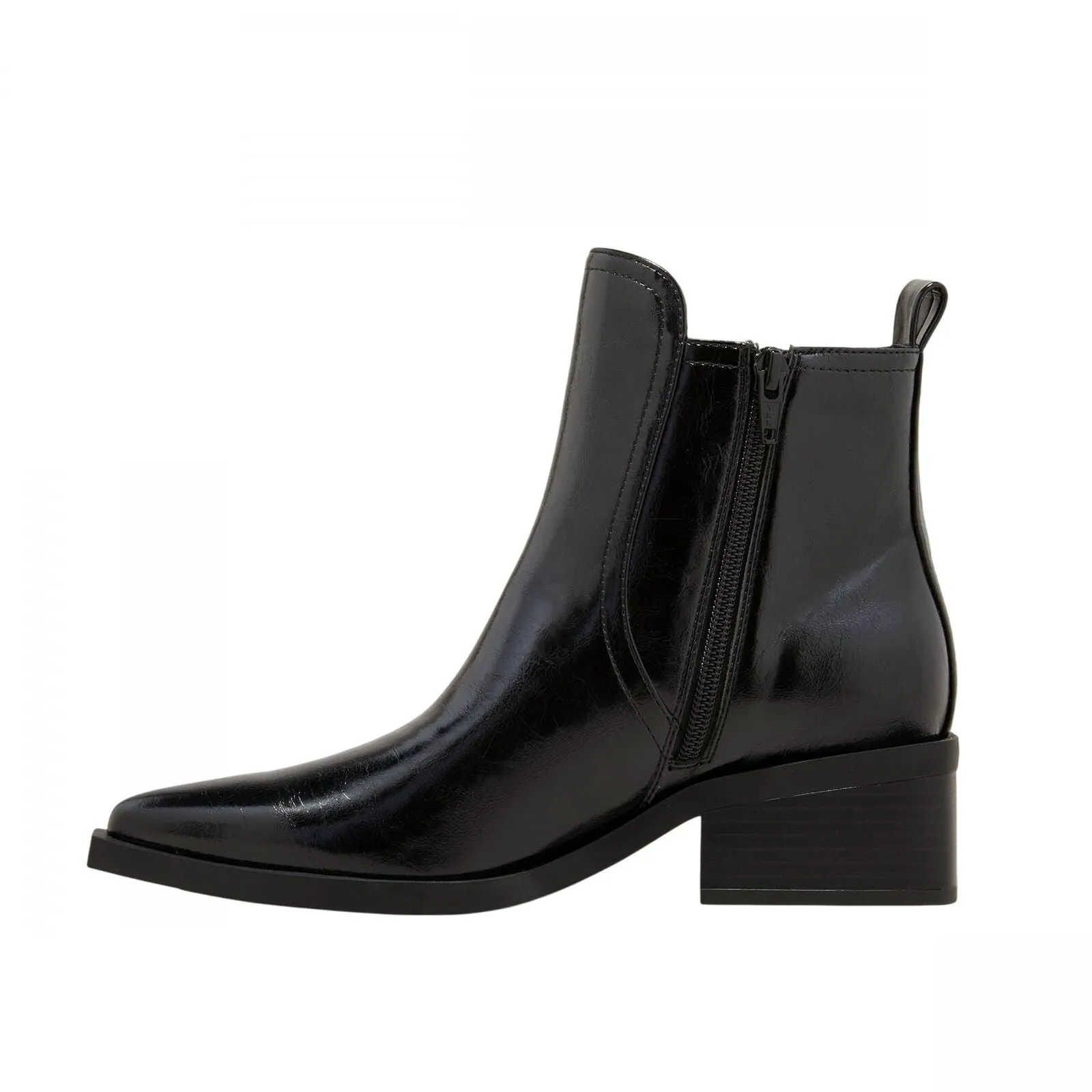 Wild Fable Giovanna Buckle Western Ankle Boots with Memory Foam Insole Black 7M