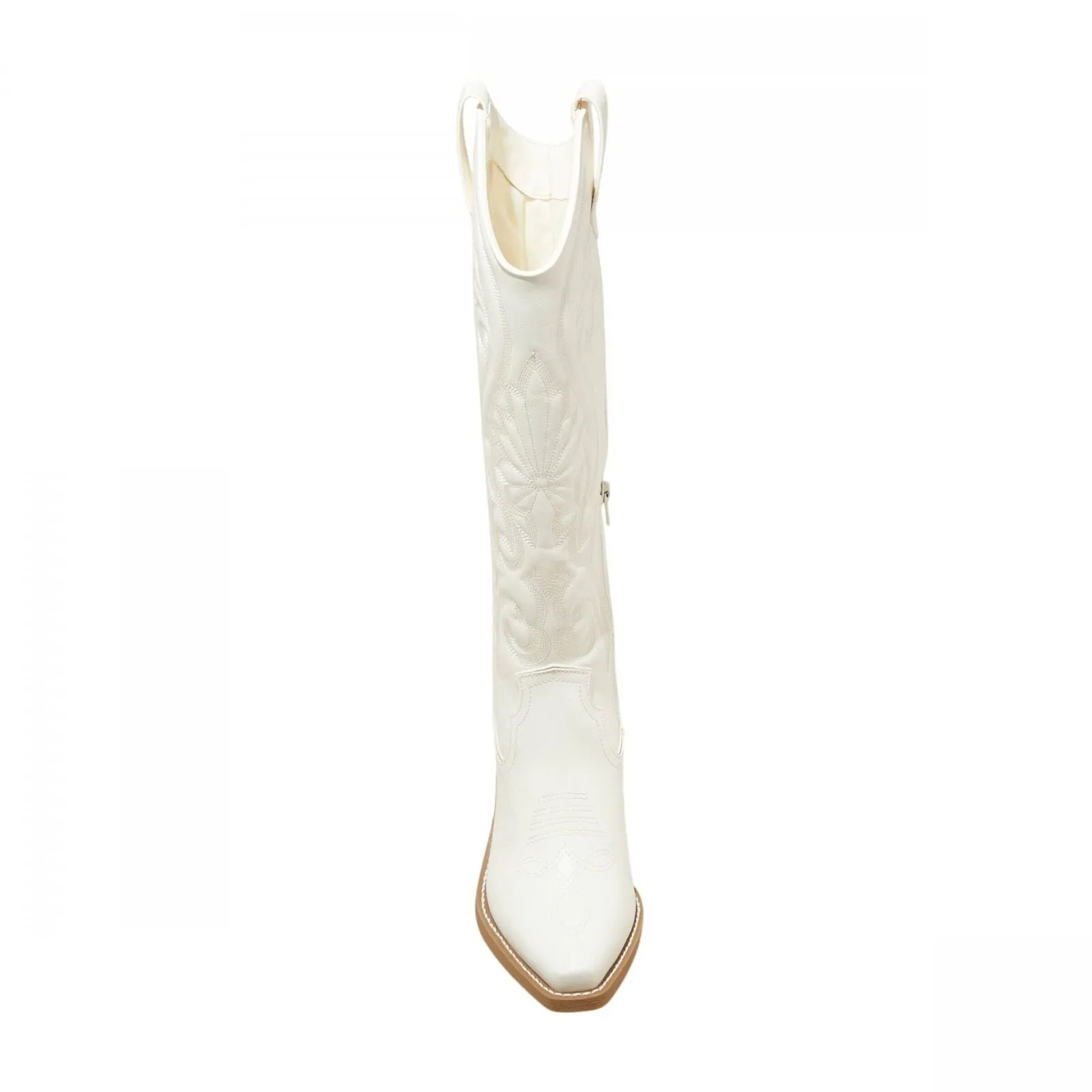 Wild Fable Womens Kenzi Western Boots with Memory Foam Insole Ivory Off White 8M