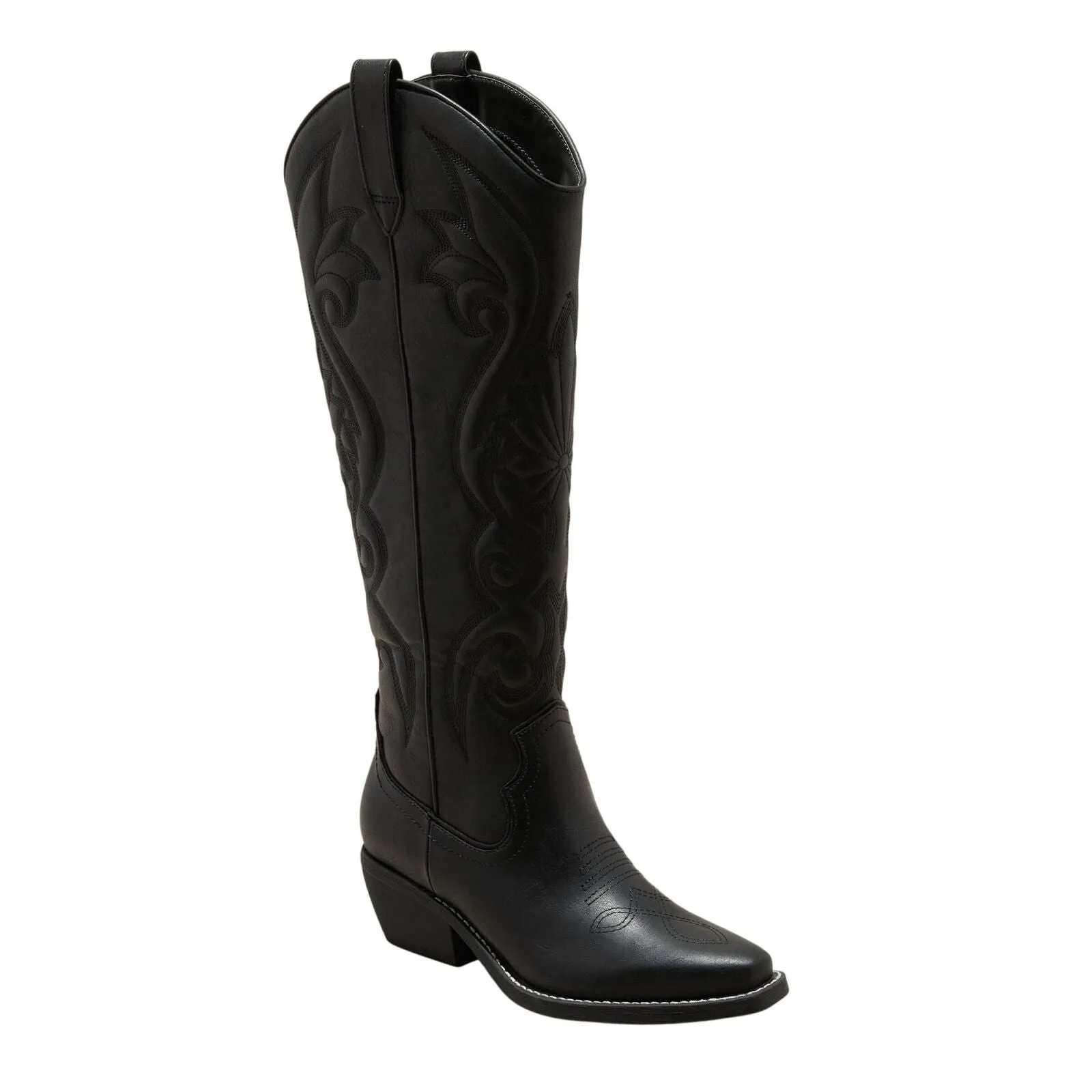 Wild Fable Womens Kenzi Western Boots with Memory Foam Insole Jet Black 11M