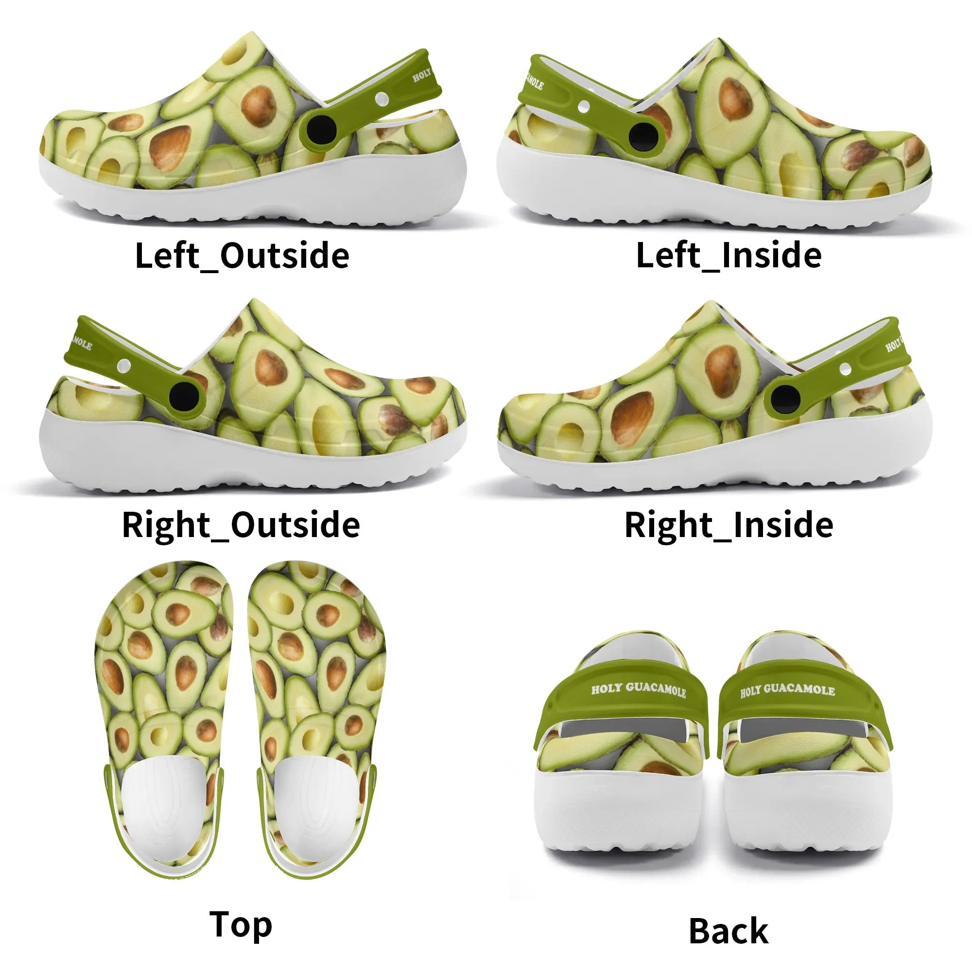 Womens All Season Clogs: Avocado