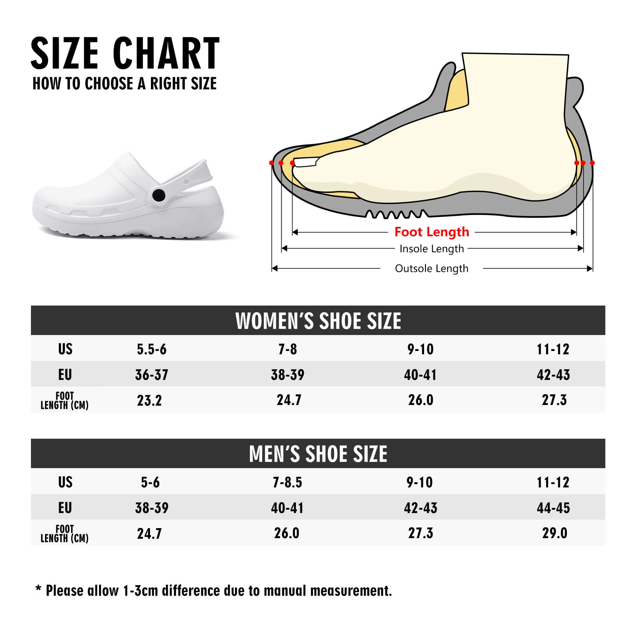 Women's All Season Clogs: Pineapple