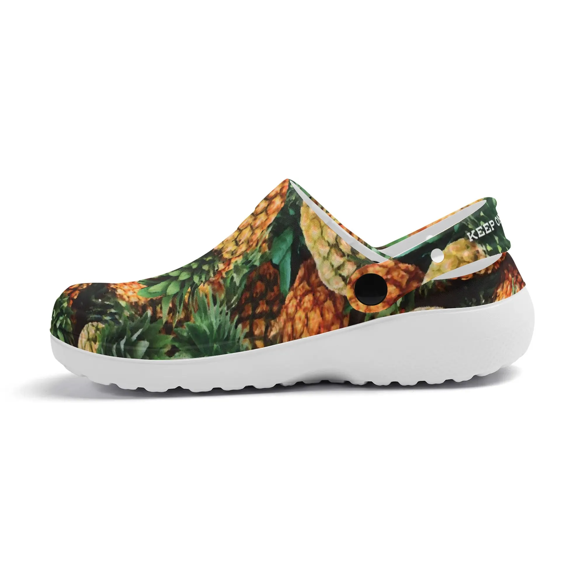 Women's All Season Clogs: Pineapple