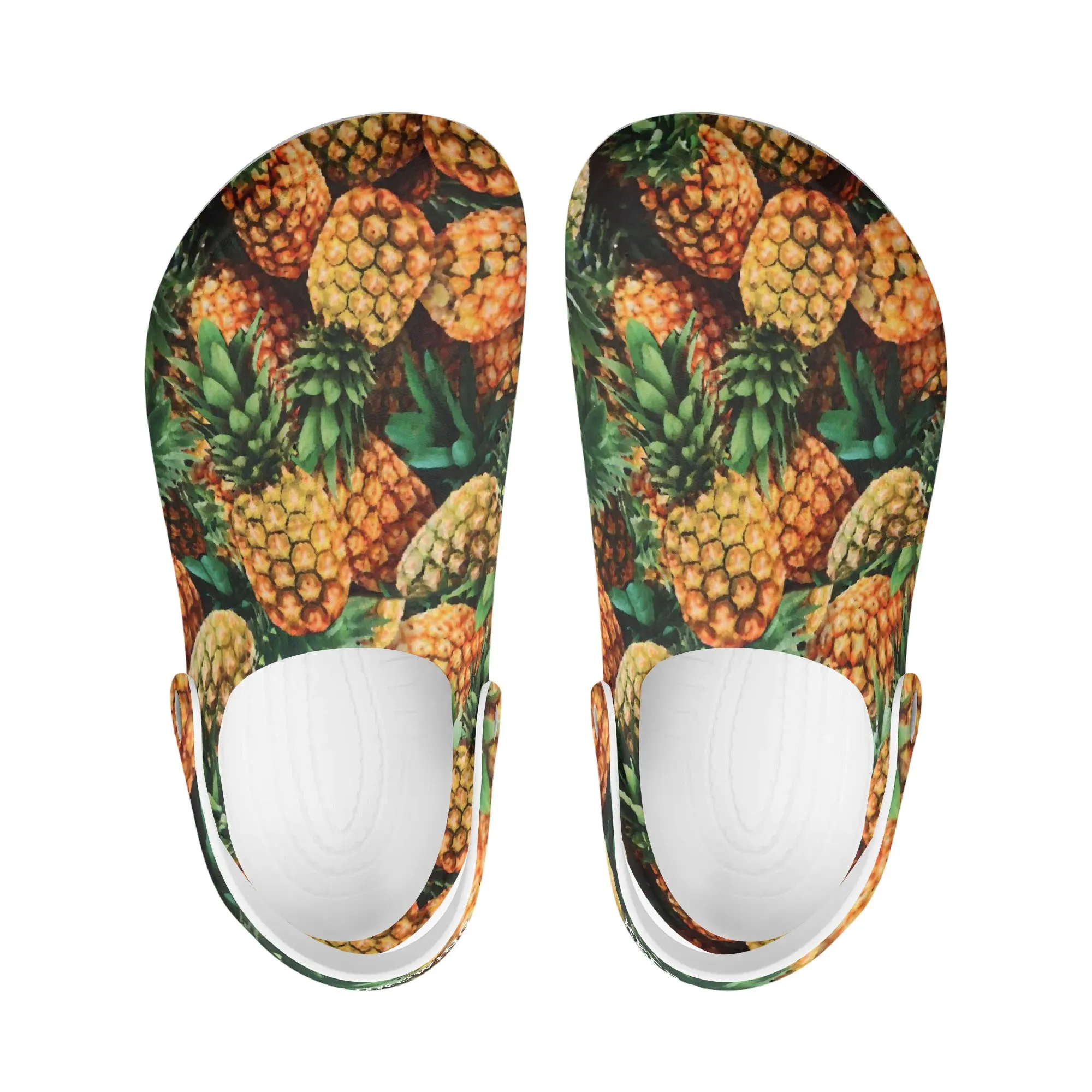 Women's All Season Clogs: Pineapple