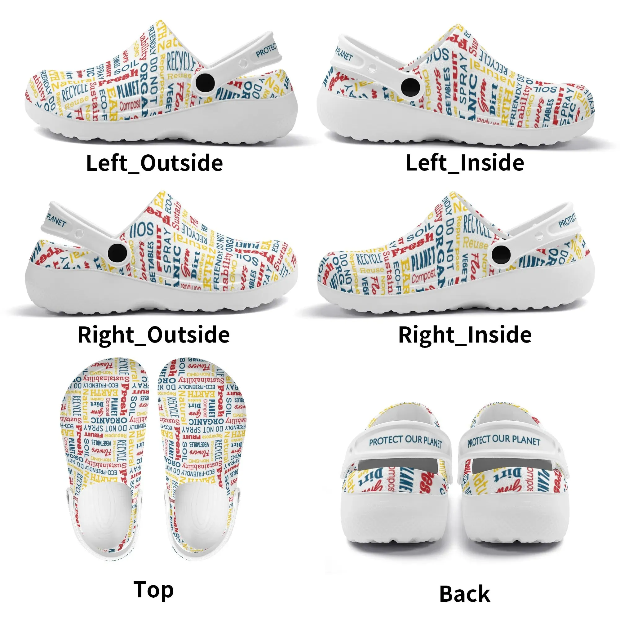 Womens All Season Clogs: Protect Our Planet