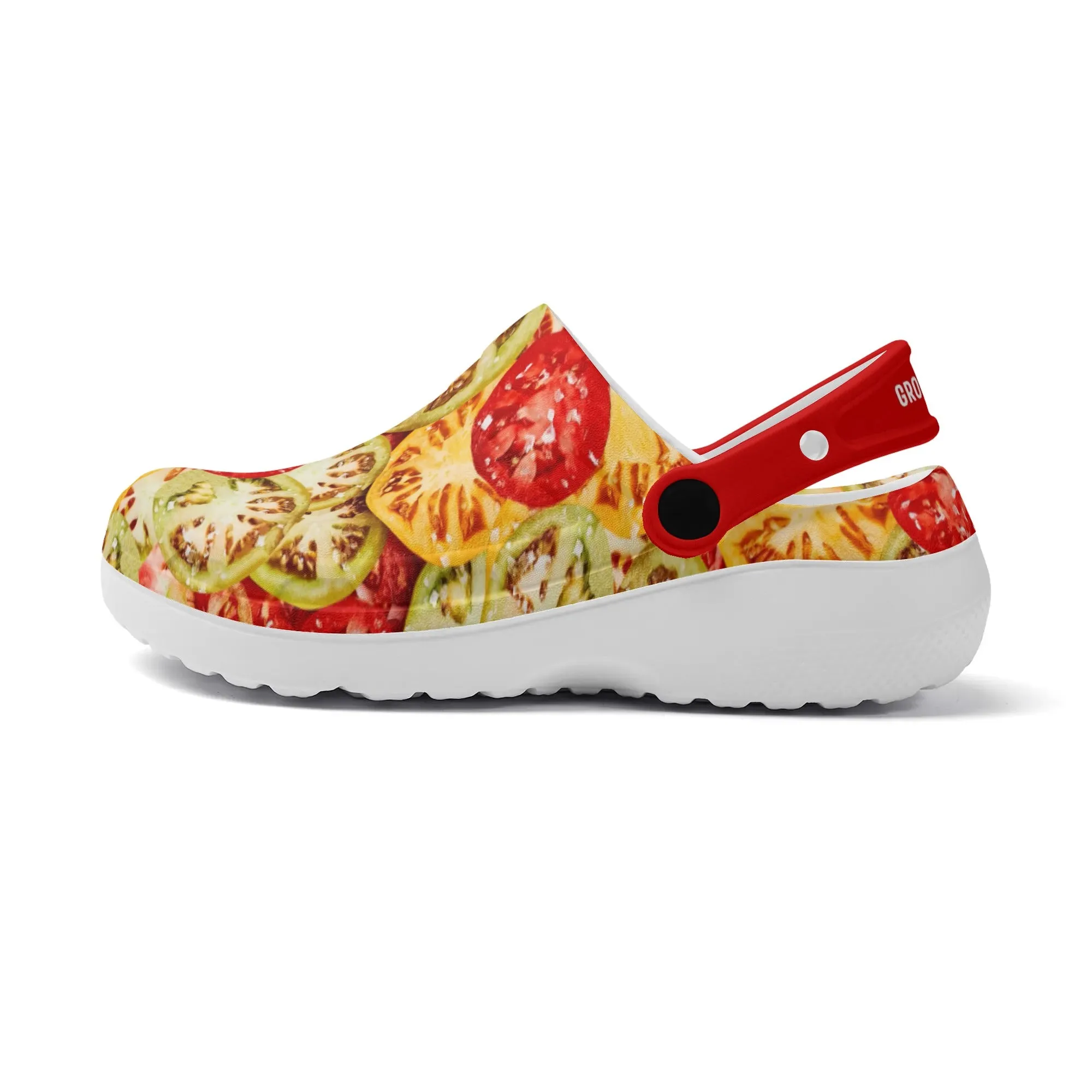 Womens All Season Clogs: Tomato