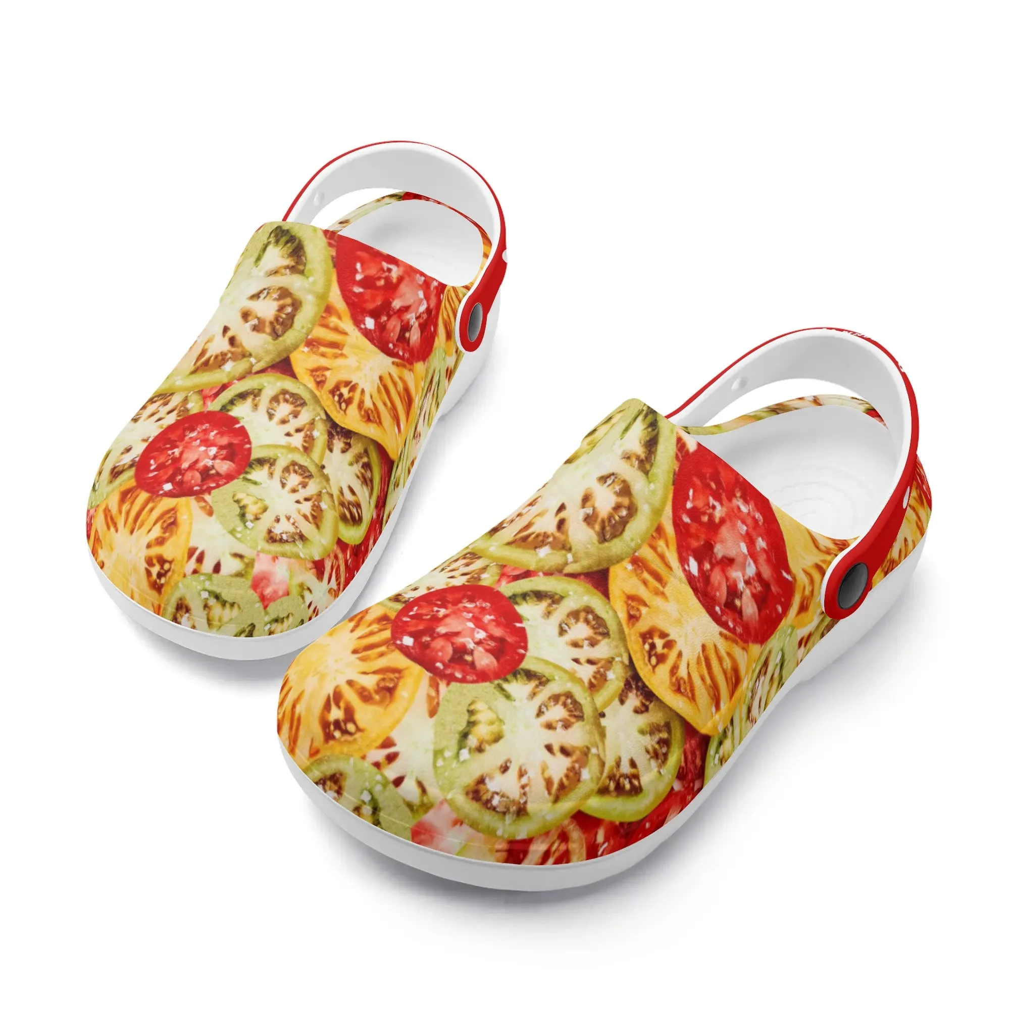 Womens All Season Clogs: Tomato