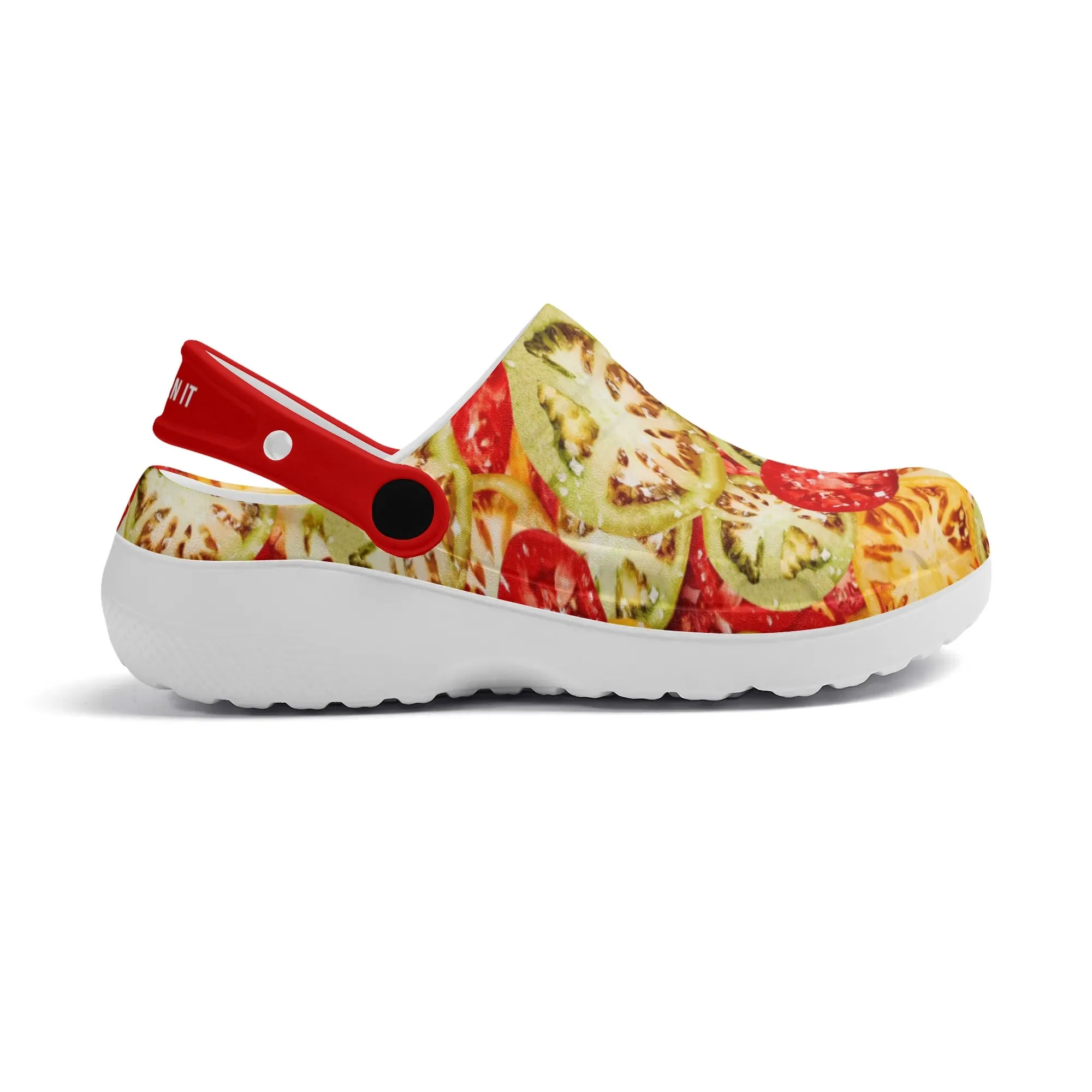 Womens All Season Clogs: Tomato