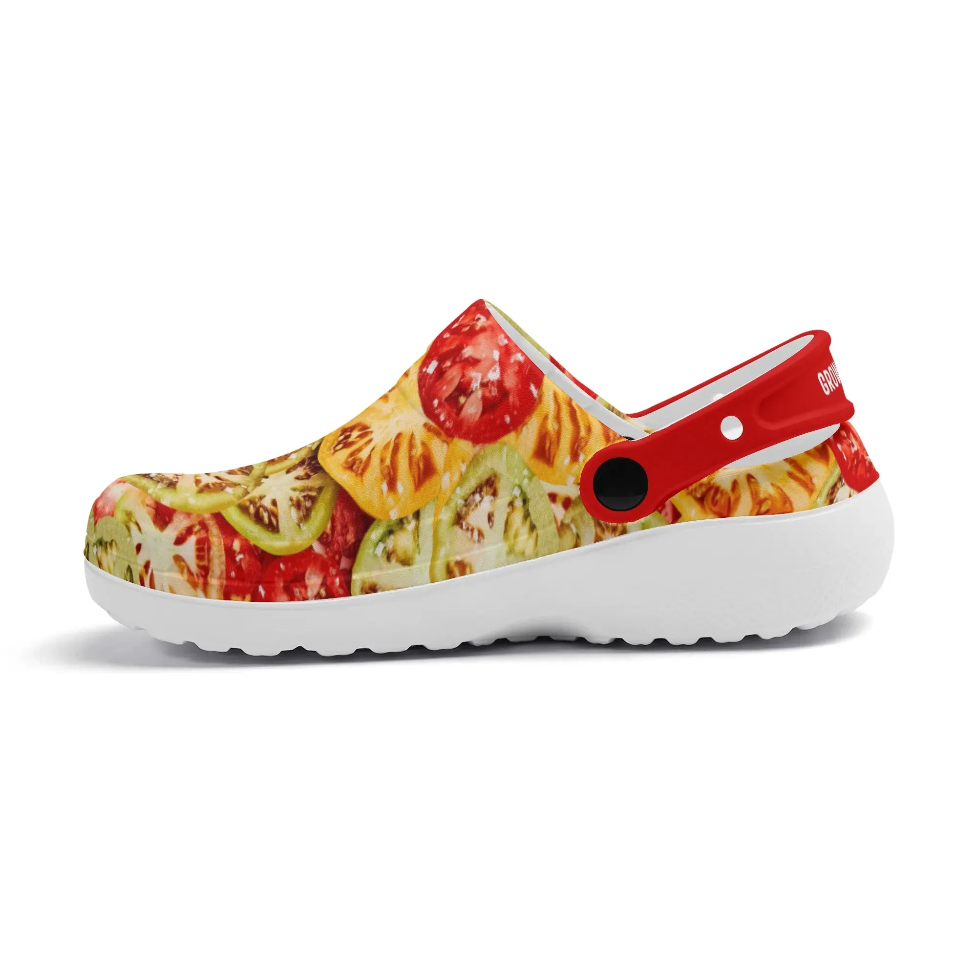 Womens All Season Clogs: Tomato