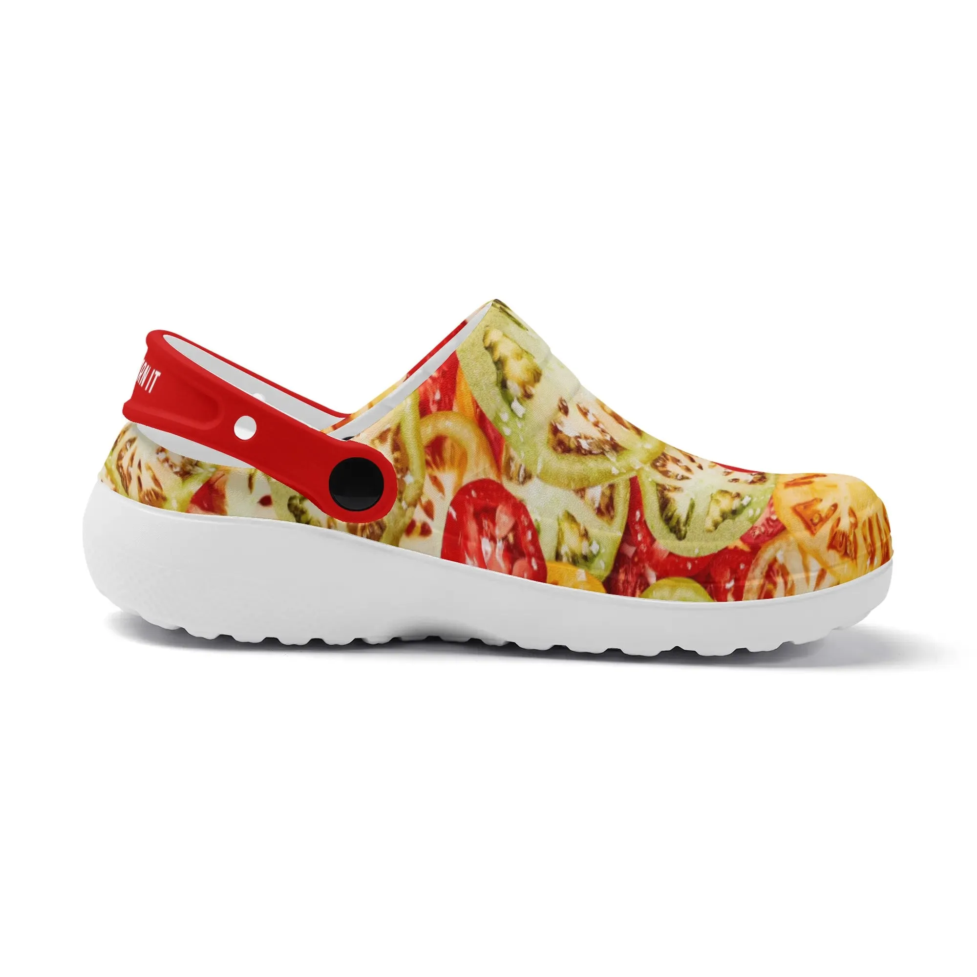 Womens All Season Clogs: Tomato