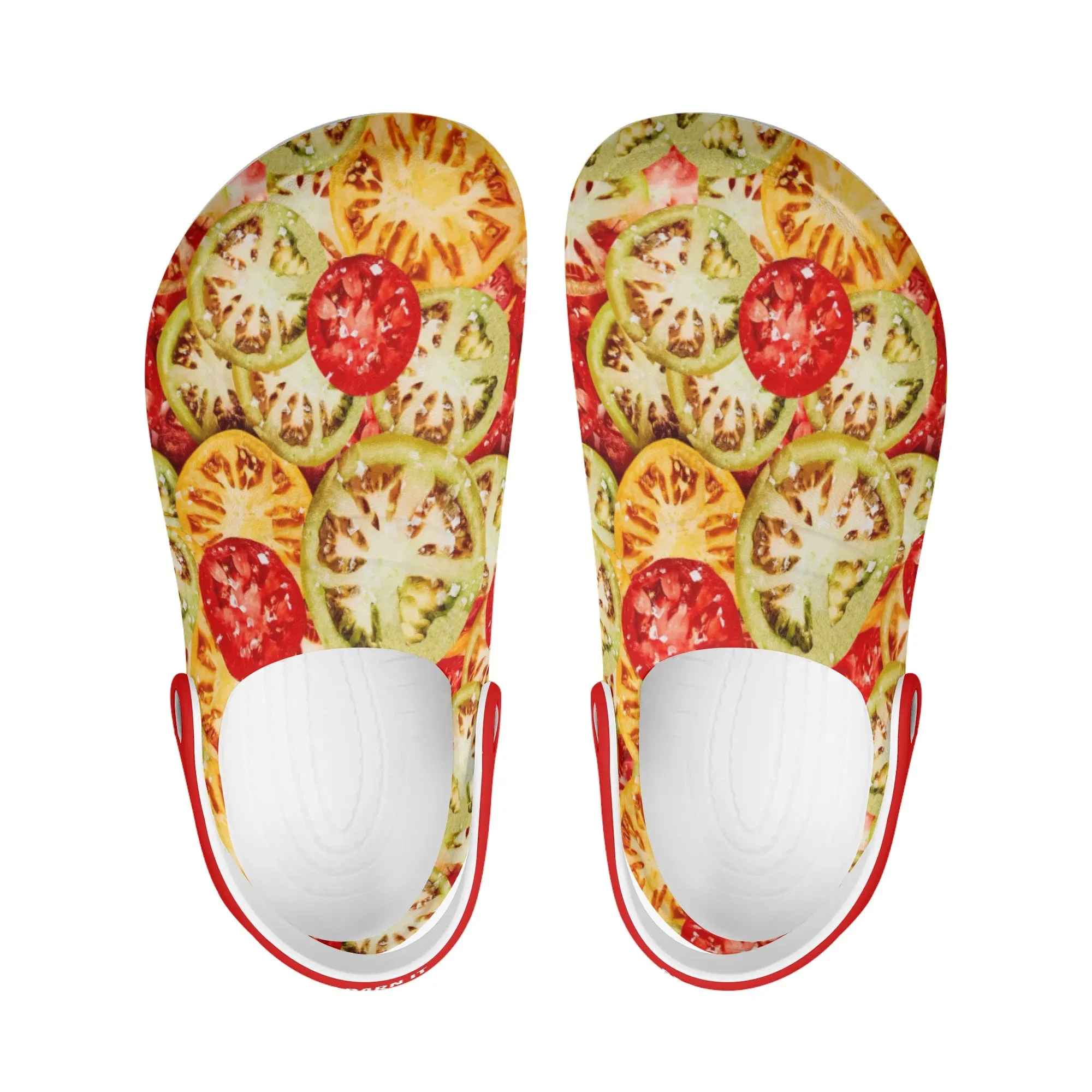 Womens All Season Clogs: Tomato