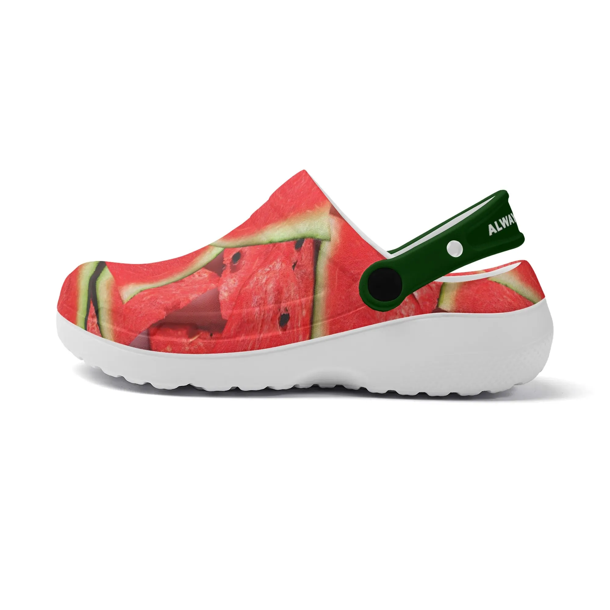 Womens All Season Clogs: Watermelon