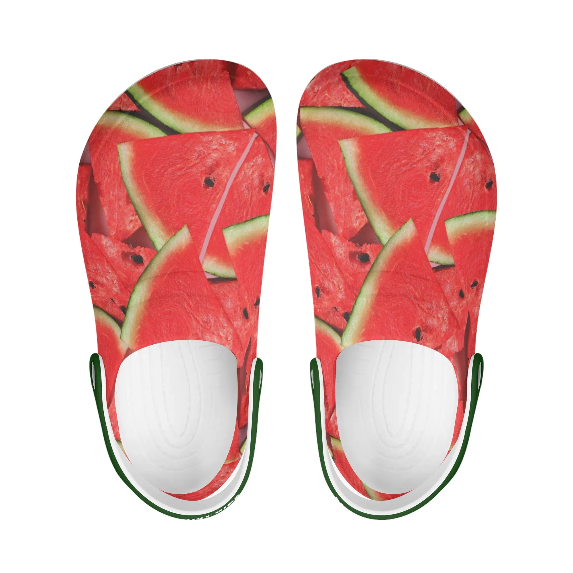 Womens All Season Clogs: Watermelon