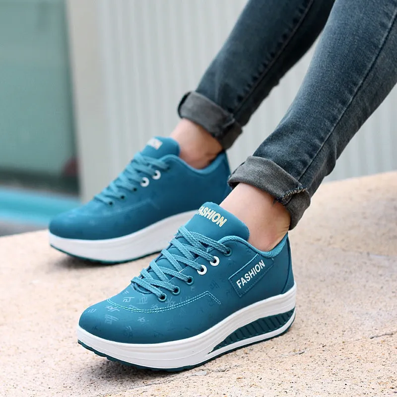 🔥Women's Casual Fashion Breathable Thick Sole Sneakers