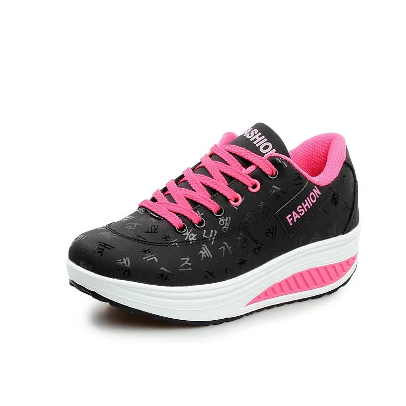 🔥Women's Casual Fashion Breathable Thick Sole Sneakers