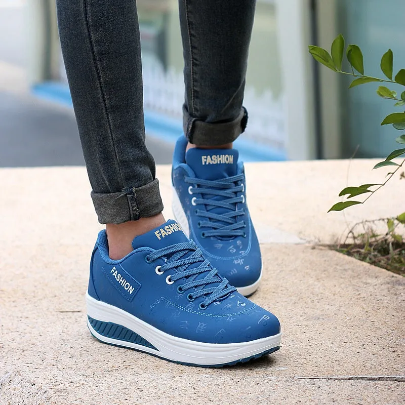 🔥Women's Casual Fashion Breathable Thick Sole Sneakers