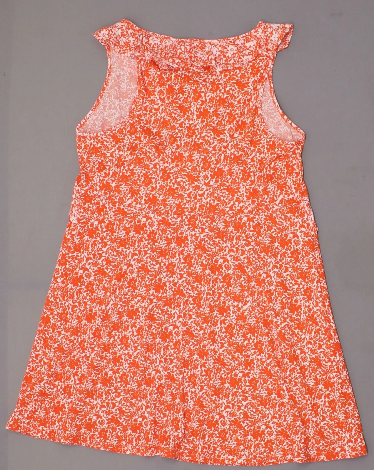 Xhilaration Women's Plus Size Floral Print Ruffle Knit Sleeveless Sundress