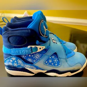 Youth 6.5Y Nike Air Jordan 8 VIII Retro GS Snowflake Blizzard Sneakers Shoes